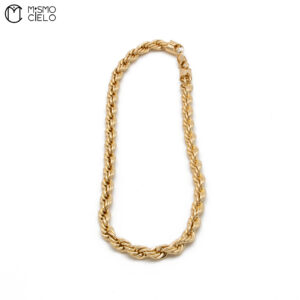 MY BEADS JOYAS 18k Gold Plated Rope Chain