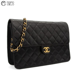 CHANEL Push Lock Ram Chain Shoulder ^*#