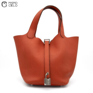 HERMES Picotin T Engraved Handbag