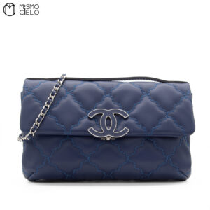 CHANEL Ultra Stitch Lamb Skin Chain Shoulder Bag