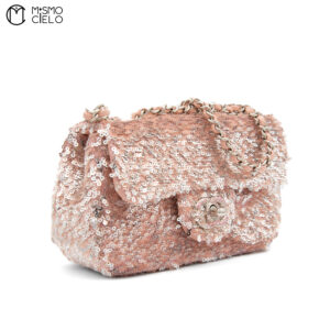 CHANEL Spangle Gradient Sequin Shoulder Bag #