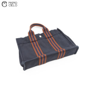 HERMES Fourre -Toet PM  Navy Handbag