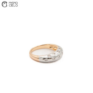 MY BEADS JOYAS 18K Gold Plated Compact Rings