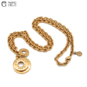 CELINE 3- Circle Necklace Chain Approx 58cm