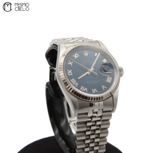ROLEX 16234 DateJust Blue Dial Roman Numerals