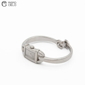 GUCCI  Silver 6800L Qz Diamond Face