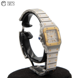 CARTIER 187901 Santos Galbe Ivory Dial *