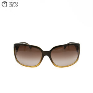 CHANEL Brown Wrap around Sunglasses *