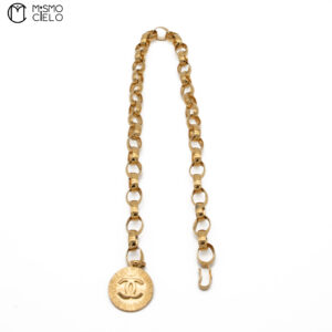 CHANEL Coco Mark Large Chain Belt 23 79cm *