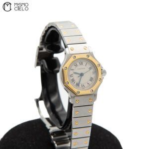 CARTIER Octagonal Santos 25mm Watch # *
