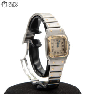 CARTIER Santos Galbe SM Ivory Dial Watch