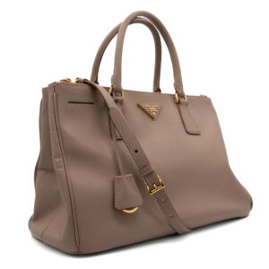 PRADA Large Saffiano 2-way Handbag with Strap