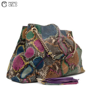 GUCCI Soho Multi Colour Python Shoulder Bag