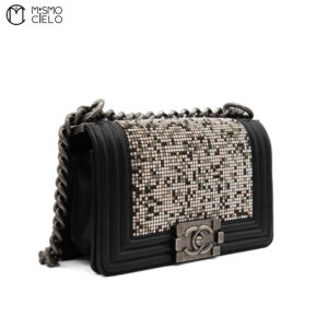 CHANEL Metallic Parts Chain Shoulder Bag  Series 19 ^