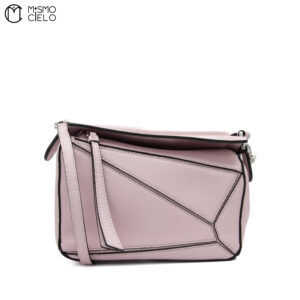LOEWE Lilac Pm Small Puzzle Handbag