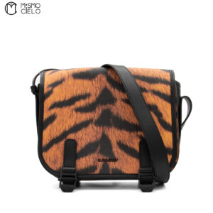 BURBERRY Tiger Print Shoulder Bag