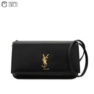 YVES SAINT LAURENT Black Monogram Shoulder Bag