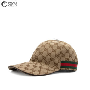 GUCCI Shelly Canvas 601419 Baseball Cap 57cm S