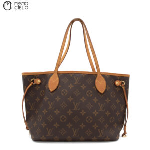 LOUIS VUITTON Neverfull PM Brown Monogram Beige