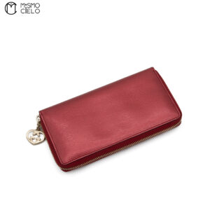 GUCCI Red Round Long Zipper Wallet