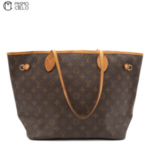 LOUIS VUITTON Neverfull MM Brown Mongram No Side Strap
