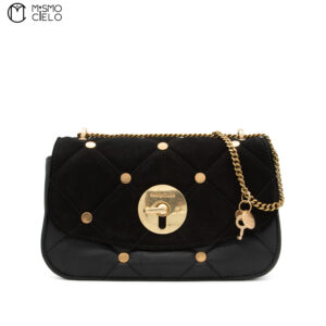 CHLOE Black Suede See by Chloe Shoulder Bag
