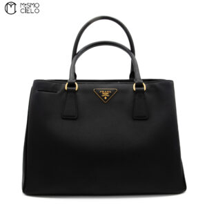 PRADA Black Saffiano Galleria Tote Bag