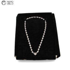 MY BEADS LUXE White Gold 23.1g and Diamond Necklace 43cm