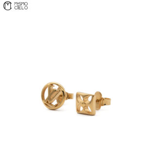 LOUIS VUITTON Crazy in Lock 2 Set Stud  Earrings
