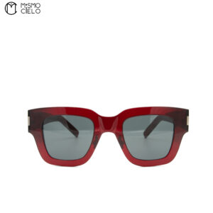 YVES SAINT LAURENT Red Full Rim Sunglasses *