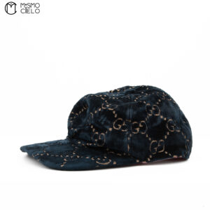GUCCI GG Velvet Baseball Cap Size S/M