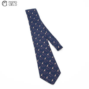 HERMES Silk Kangaroo necktie *