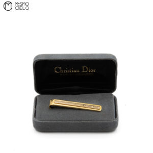 CHRISTIAN DIOR Gold  Tie Clip *