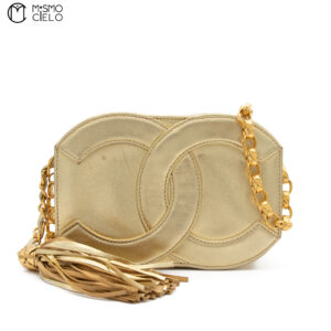CHANEL Deca Coco Mark Fringe  Shoulder Bag ^#*