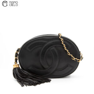 CHANEL Lambskin Decacoco Fringe Shoulder Bag ^