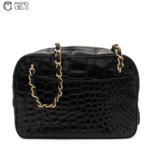 CHANEL Crocodile Chain Shoulder Bag