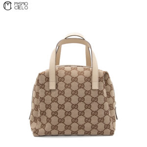 GUCCI GG Canvas Ivory Handbag *
