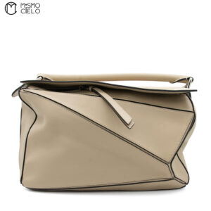 LOEWE Khaki Medium Puzzle Shoulder Bag