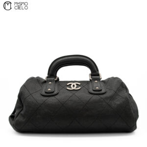 CHANEL Wild Stitch Matelasse Boston Bag #