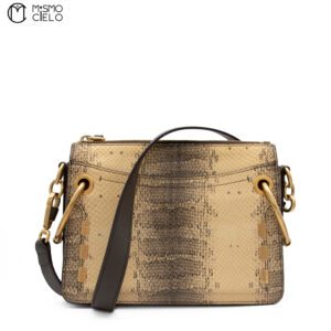 CHLOE Gold Python 2 way Shoulder Bag