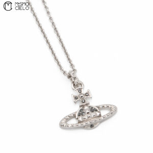 VIVIENNE WESTWOOD Sterling Silver Necklace with Pendants  Approx 55cm