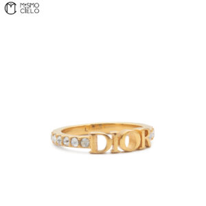 CHRISTIAN DIOR Gold Plated DioRevolution 2.2g Ring ^ *