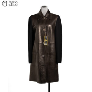 FENDI Wool and Lamb Skin Coat Size 46