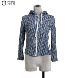CHRISTIAN DIOR Blue Trotter Hoodie Size S
