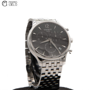 TISSOT Tradition Chrono Black Dial Stainless Steel Watch # *